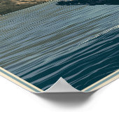Alaska Walvis Doorbreekt Oppervlak Poster (Hoek)