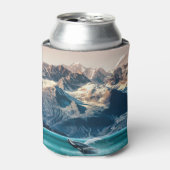 Alaska walvis kijken: boot excursie. blikjeskoeler (Blikje Voorkant)