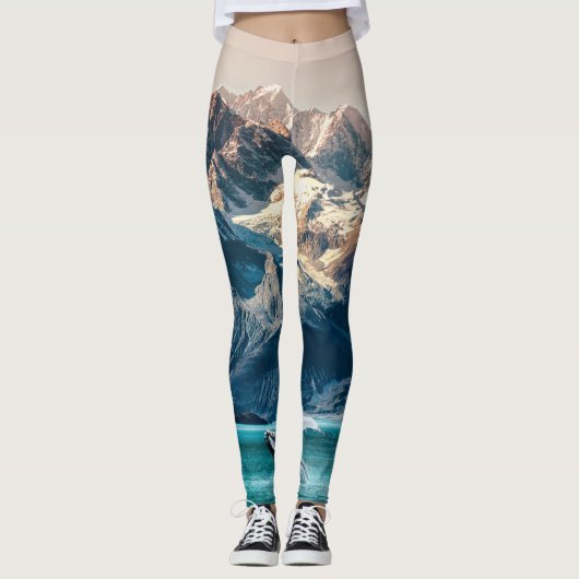Alaska walvis kijken: boot excursie. leggings (Voorkant)