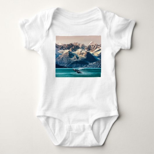 Alaska walvis kijken: boot excursie. romper (Voorkant)