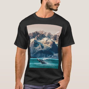 Alaska walvis kijken: boot excursie. t-shirt