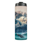 Alaska walvis kijken: boot excursie. thermosbeker (Voorkant)