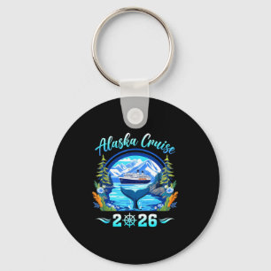 Alaska walvisfamilievrienden groep alaskaan Alaska Sleutelhanger