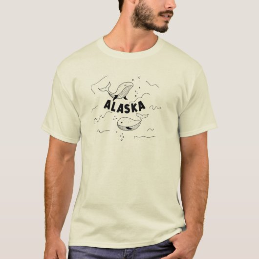 Alaska Walvissen T-shirt (Voorkant)