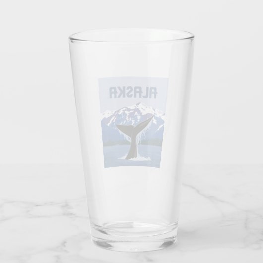 Alaska | Walvissprookje Glas (Achterkant)