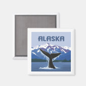 Alaska | Walvissprookje Magneet (Voorkant / Achterkant)