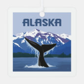 Alaska | Walvissprookje Metalen Ornament (Achterkant)