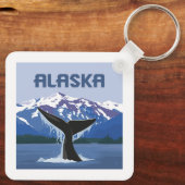 Alaska | Walvissprookje Sleutelhanger (Achterkant)