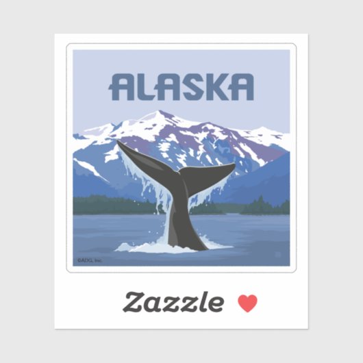 Alaska | Walvissprookje Sticker (Vel)