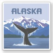 Alaska | Walvissprookje Sticker (Voorkant)