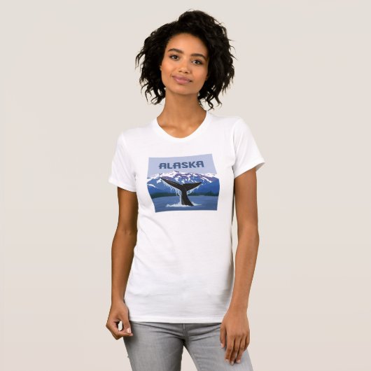 Alaska | Walvissprookje T-shirt (Voorkant volledig)