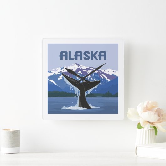 Alaska | Walvissprookje Vierkante Klok (Huis)