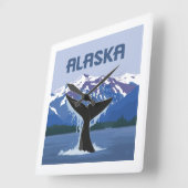 Alaska | Walvissprookje Vierkante Klok (Hoek)