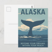 Alaska Walvisstaart Avontuur Briefkaart (Voorkant / Achterkant)