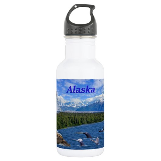 Alaska Waterfles (Voorkant)