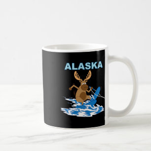 Alaska Waterskiën Moose Lake Vakantie Koffiemok
