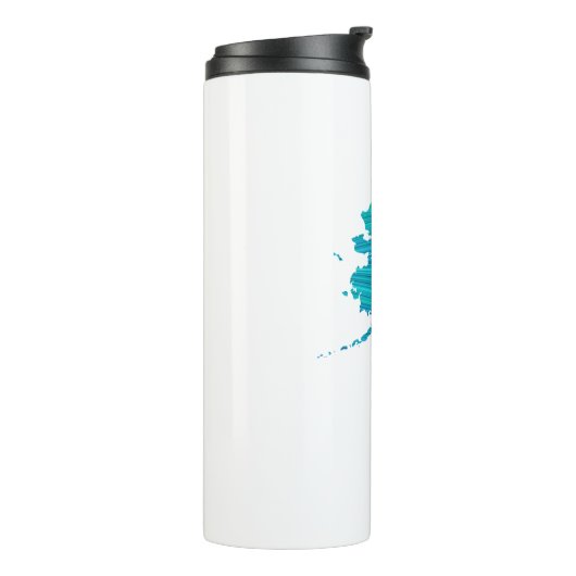 Alaska Wave Salmon Vist Thermosbeker (Gedraaid links)