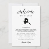 Alaska Wedding Welcome Letter & Itinerary (Voorkant)