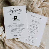 Alaska Wedding Welcome Letter & Itinerary
