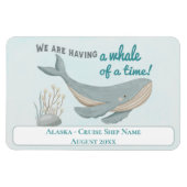 Alaska Whale Cabin Stateroom Cruise Magneet (Horizontaal)