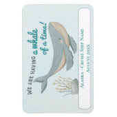 Alaska Whale Cabin Stateroom Cruise Magneet (Verticaal)