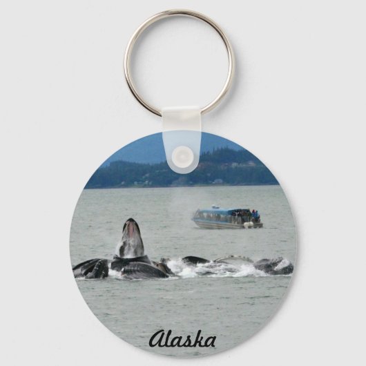 Alaska Whales Sleutelhanger (Voorkant)