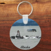Alaska Whales Sleutelhanger (Voorkant)