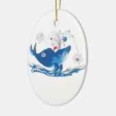 Alaska Whimsical Wildlife Oval Ornament (Links)
