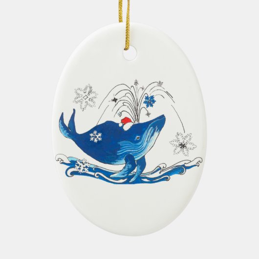 Alaska Whimsical Wildlife Oval Ornament (Achterkant)