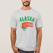 ALASKA Wild Alaskan Salmon Fish Filet Seafood Food T-shirt (Voorkant)