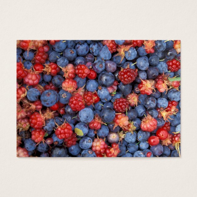 Alaska Wild Berries Visitekaartjes (Voorkant)