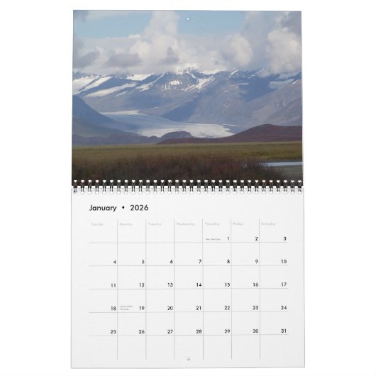 Alaska Wilderness Calendar Kalender (Jan 2026)