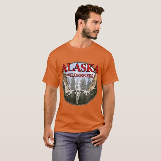 Alaska wildernis t-shirt (Voorkant volledig)