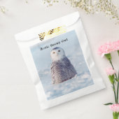 Alaska Wildlife Arctic Snowy Owl Bedankzakje (Gezegeld)