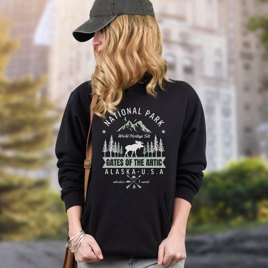 Alaska Wildlife – Gates of the Arctic Alaska Hoodie