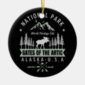 Alaska Wildlife – Gates of the Arctic Alaska Keramisch Ornament (Voorkant)