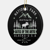 Alaska Wildlife – Gates of the Arctic Alaska Keramisch Ornament (Links)