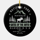 Alaska Wildlife – Gates of the Arctic Alaska Keramisch Ornament (Achterkant)