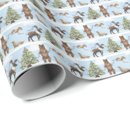 Alaska Wildlife Holiday Wrapping Paper Cadeaupapier