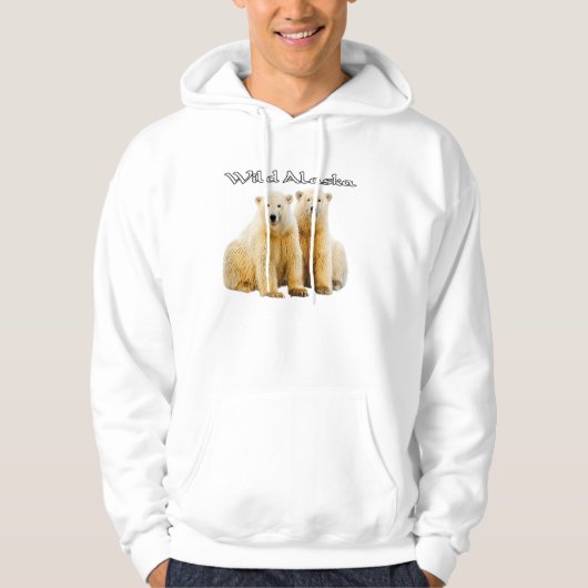 Alaska Wildlife Hooded Sweatshirt (Voorkant)