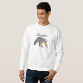 Alaska-wildlife ijsbeer sweatshirt (Voorkant volledig)