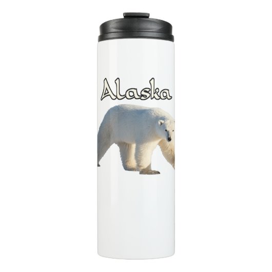 Alaska Wildlife Polar Beer Thermol Tumbler Thermosbeker (Voorkant)