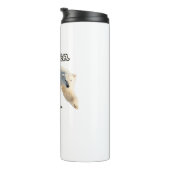 Alaska Wildlife Polar Beer Thermol Tumbler Thermosbeker (Geroteerd rechts)