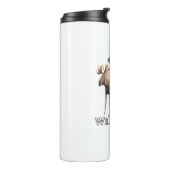 Alaska Wildlife Polar Beer Thermol Tumbler Thermosbeker (Gedraaid links)