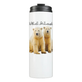 Alaska Wildlife Polar Beren Thermol Tumbler Thermosbeker