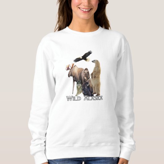 Alaska Wildlife Sweatshirt (Voorkant)
