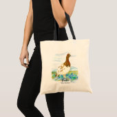 Alaska Wildlife Willow Ptarmigan Tundra Bird Art Tote Bag (Voorkant (product))
