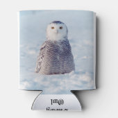 Alaska Winter Arctic Snowy Owl Blikjeskoeler (Achterkant)