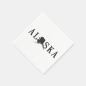 Alaska Word Art Paper Party servetten (Hoek)