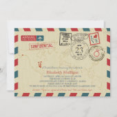 Alaska World Traveller Airmail | Vrijgezellenfeest Kaart (Voorkant)